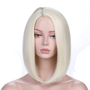 Synthetic blonde wig